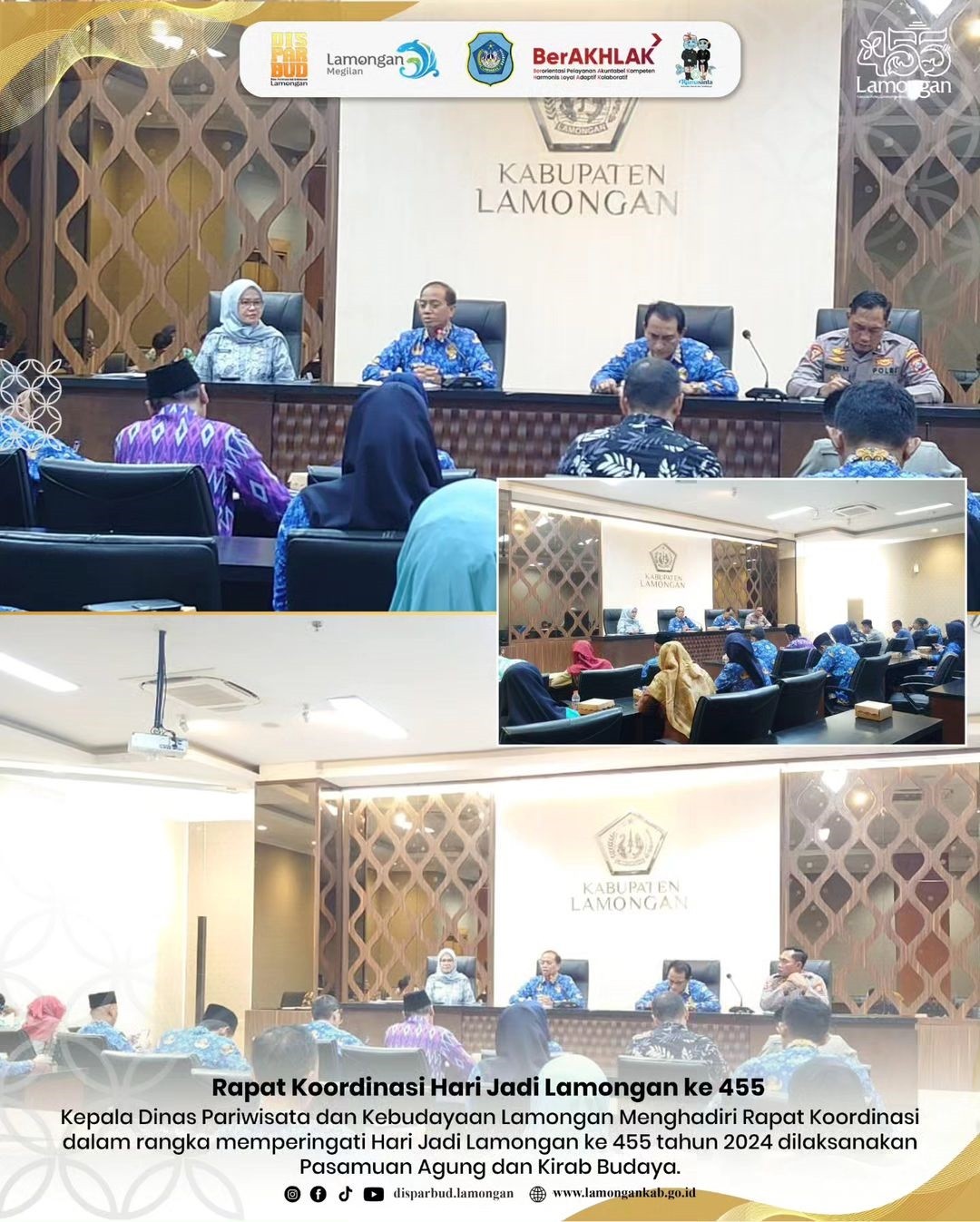 Rapat Koordinasi Hari Jadi Lamongan ke 455