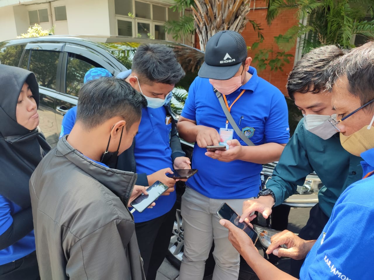 Kegiatan Pembakuan Rupabumi praktek menggunakan aplikasi SINAR bagi Surveyor perwakilan di 27 Kecamatan se Kabupaten Lamongan