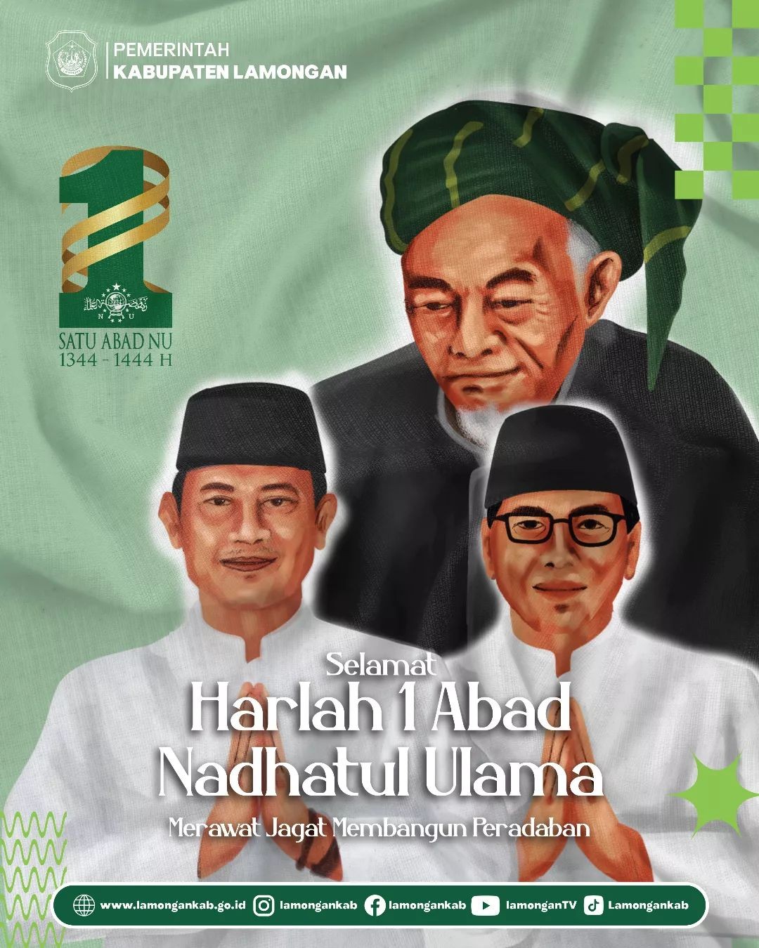 Satu Abad NU momentum untuk melangkah menguatkan peran dalam membangun Negara Kesatuan Republik Indonesia.